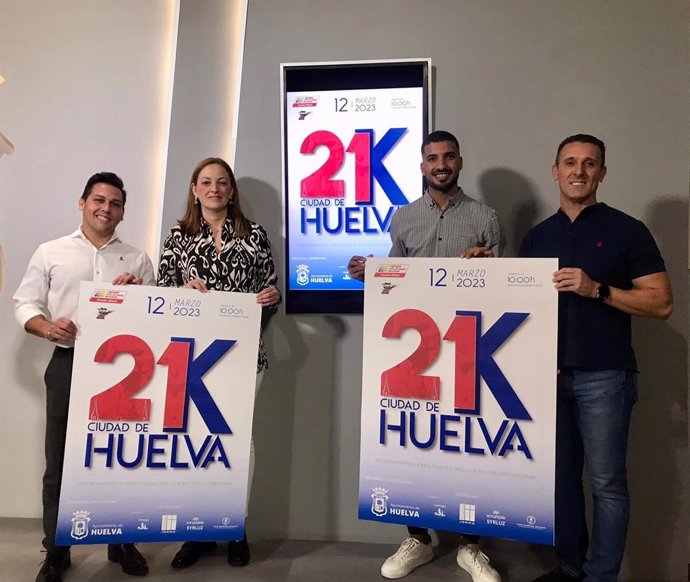 Presentación de la media maratón la 21K 'Ciudad de Huelva'.