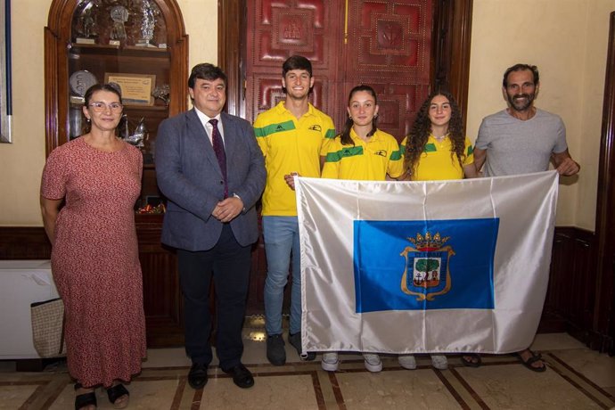 Imagen de la recepción en el Ayuntamiento.