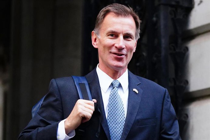 El ministro de Finanzas de Reino Unido, Jeremy Hunt