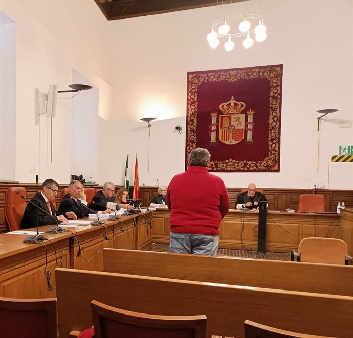 Primera sesión del juicio en la Audiencia de Granada contra el acusado de conducir ebrio y provocar un accidente con dos muertos (archivo).