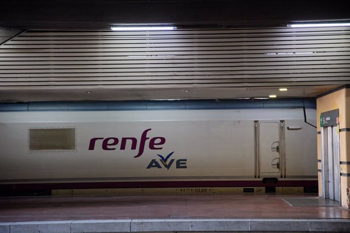 Vista de vagón de AVE en la Estación Madrid ChamartínClara Campoamor