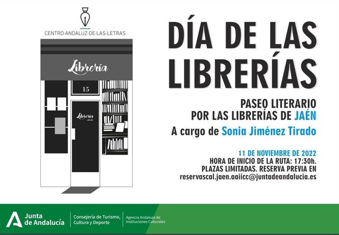 Cartel del paseo literario.