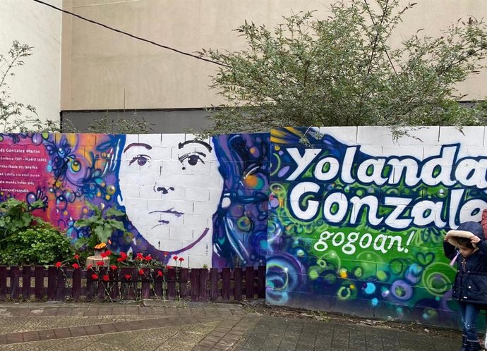 Parque dedicado a Yolanda González, militante bilbaína del PST asesinada por un comando del Batallón Vasco Español