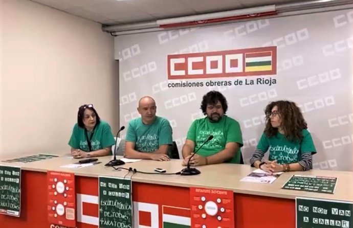 CCOO Enseñanza de La Rioja anuncia movilizaciones si no hay negociación con la Consejería