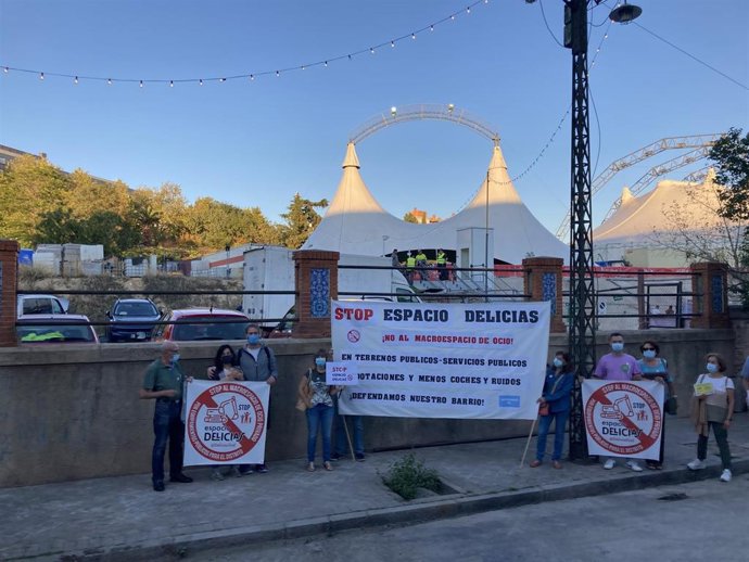 Archivo - La plataforma Stop Espacio Delicias