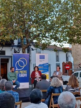 Un total de 80 personas disfrutan en Jabugo del evento de la Comisión Europea 'Las Plazas de Europa.