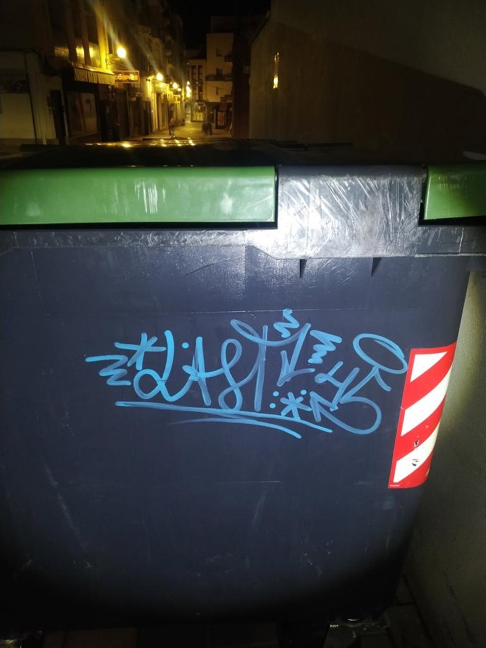 Pintadas de contenedores en Mérida