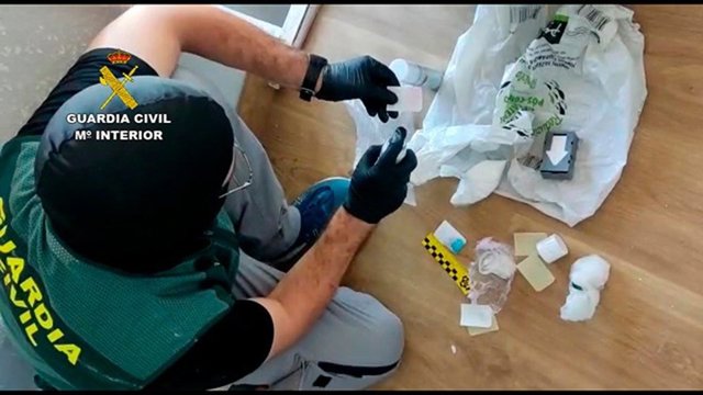 Archivo - Imagen de archivo de una actuación de la Guardia Civil