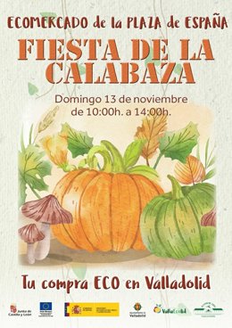 'Fiesta De La Calabaza' En El Ecomercado De Valladolid.