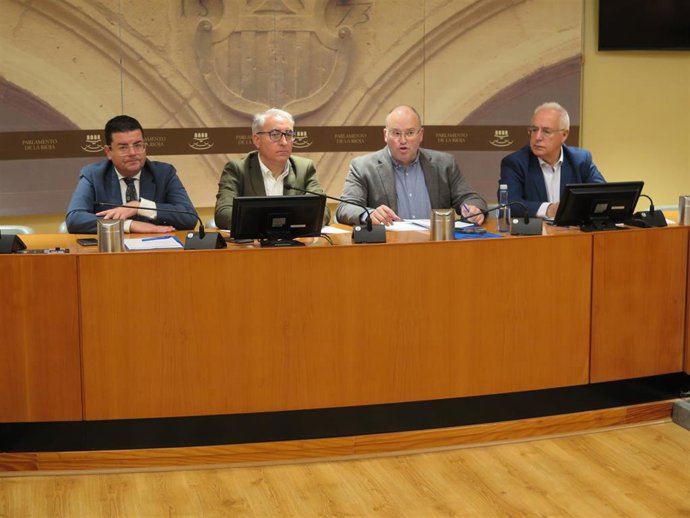 El vicesecretario de Organización Territorial del Partido Popular, Miguel Tellado, en el encuentro con el Grupo Parlamentario Popular