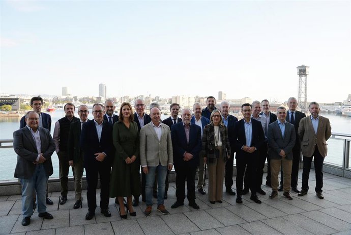 Los representantes de los puertos españoles.