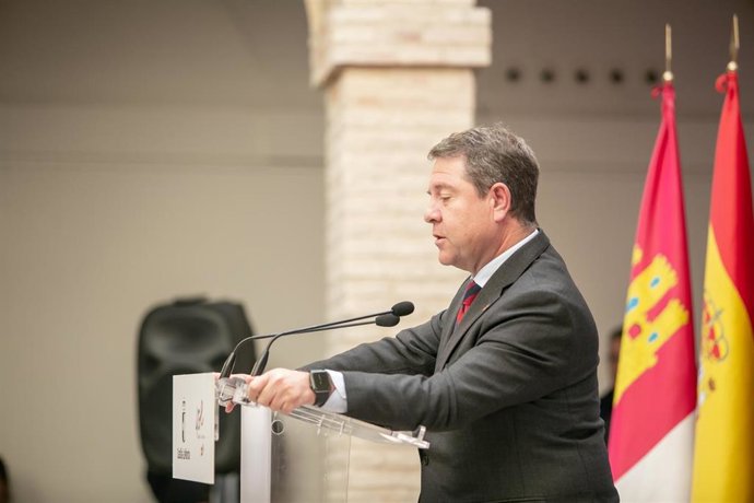 El presidente de C-LM, Emiliano García-Page, en Ciudad Real.