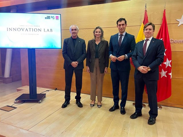 La consejera de Medio Ambiente, Vivienda y Agricultura, Paloma Martín,  en el acto de presentación del Innovation Lab