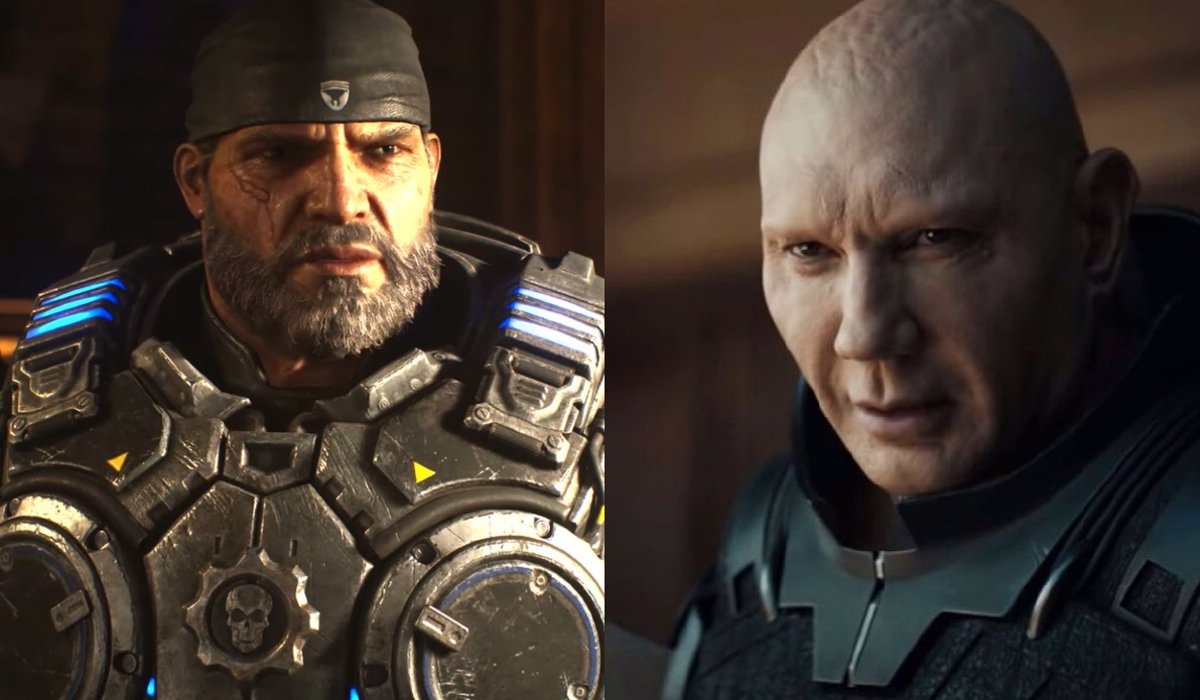 Dave Bautista quer ser Marcus Fenix no filme de Gears of War