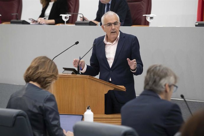 El viceportavoz del Grupo Parlamentario Socialista, Alfonso Martínez Baños