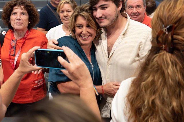 La senadora socialista Susana Díaz, en una imagen de 29 de octubre en Sevilla en el acto de conmemoración del 40 aniversario de la victoria del PSOE en 1982.