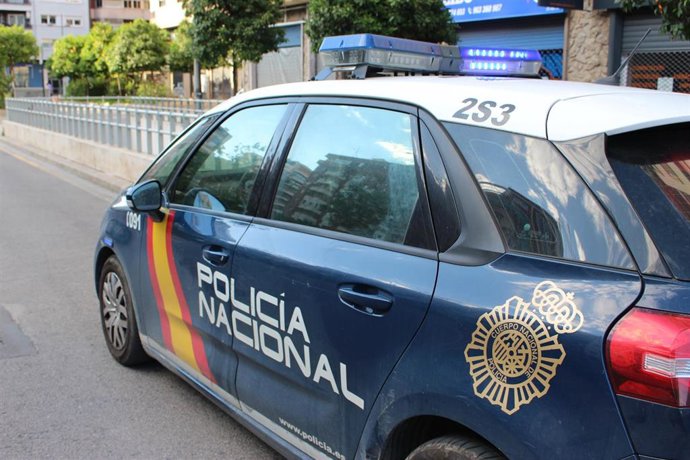Vehículo de Policía Nacional.