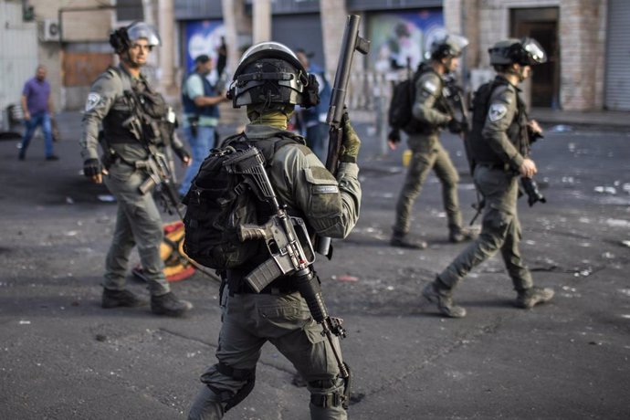 Soldados israelíes en Jerusalén