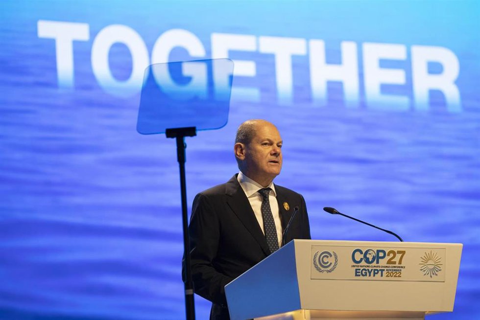 El canciller alemán, Olaf Scholz