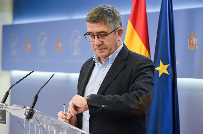 El portavoz del PSOE en el Congreso, Patxi López