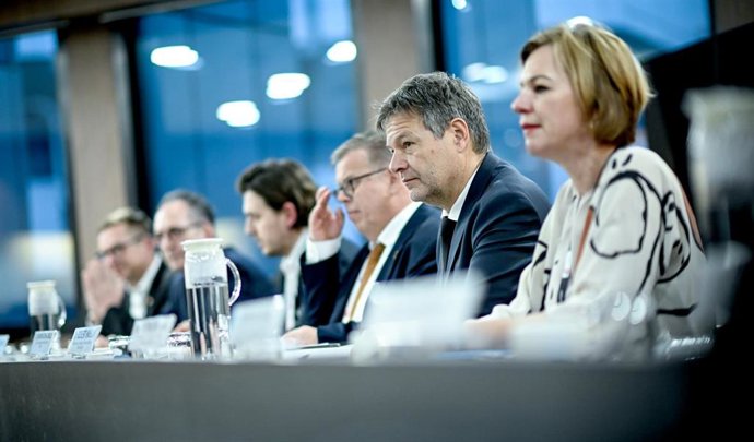 El ministro de Economía alemán, Robert Habeck, en Singapur 