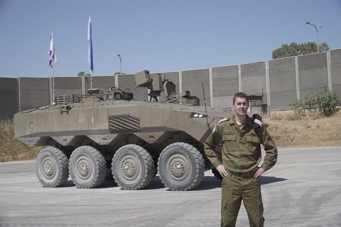 Archivo - June 14, 2022, Tel Hashomer, Israel: Israels Ministry of Defense announces the Eitan APC is in serial production at the Tel HaShomer base. The project was initiated following Operation Protective Edge aimed at the development of new weapon sy