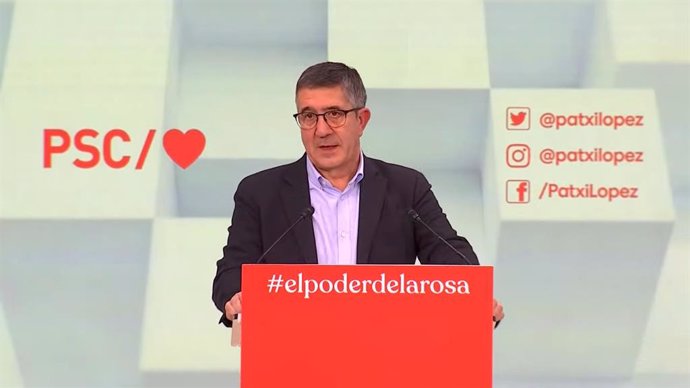López durante su discurso