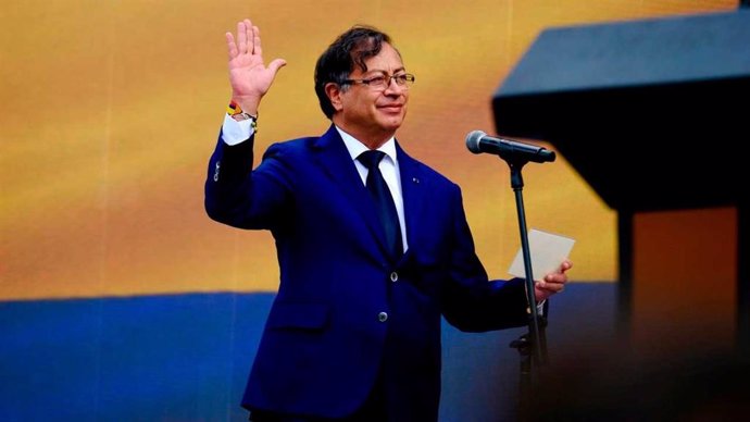 Archivo - Gustavo Petro toma posesión como presidente de Colombia. Archivo.