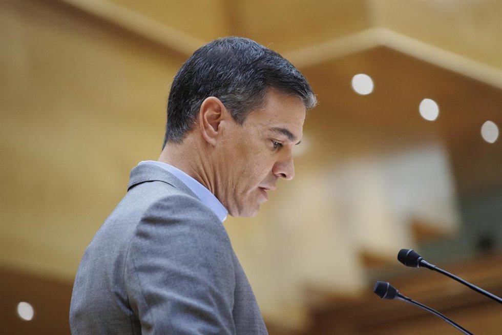 El presidente del Gobierno, Pedro Sánchez