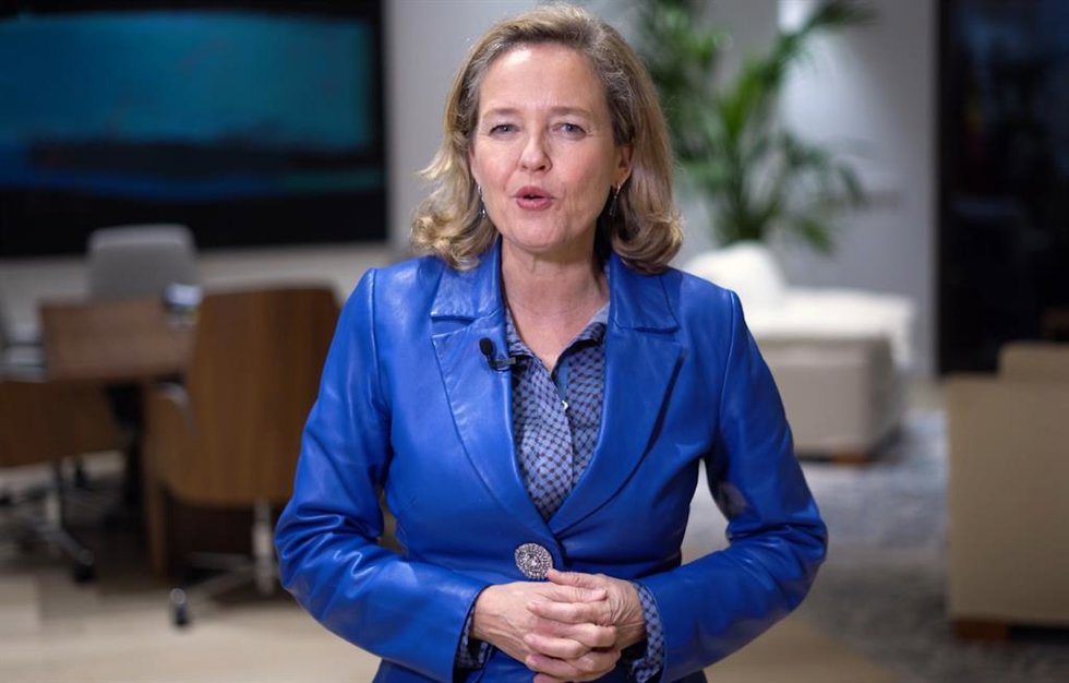 La vicepresidenta primera del Gobierno y ministra de Asuntos Económicos y Transformación Digital, Nadia Calviño