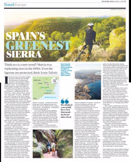 'The Sunday Times' Anima A Turistas Británicos A Descubrir Murcia Con Sierra Espuña Como Destino Idóneo De Ecoturismo