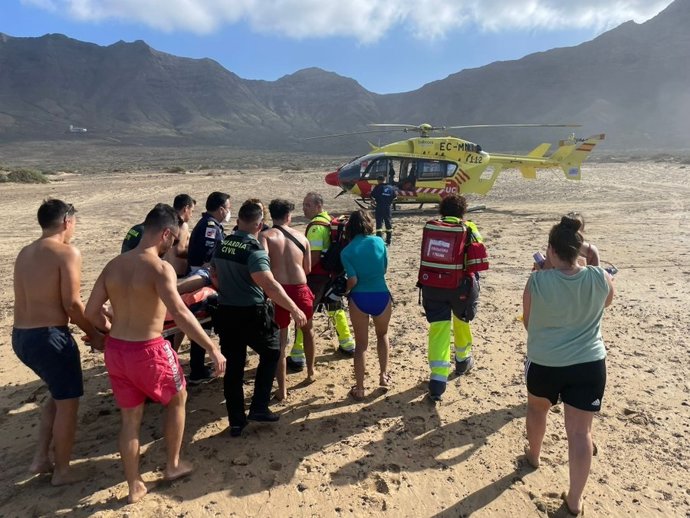 Foto recurso de un ahogamiento en Fuerteventura