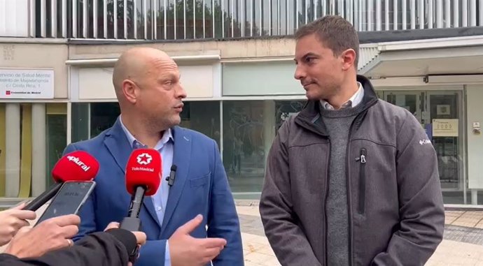 El secretario general del PSOE-M, Juan Lobato, en el municipio de Majadahonda