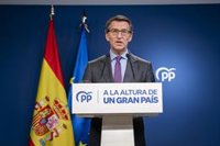Feijóo exhibirá unidad este lunes ante el Comité Ejecutivo del PP y se lanzará "a la caza del voto moderado del PSOE"