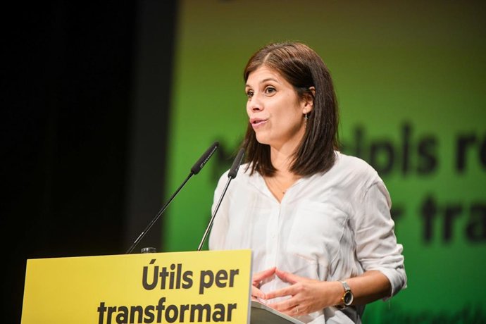La secretria general adjunta i portaveu d'Esquerra Republicana, Marta Vilalta.