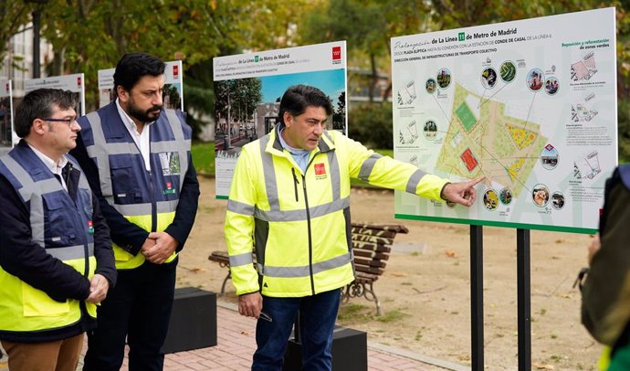 El consejero de Transportes e Infraestructuras de la Comunidad de Madrid, David Pérez