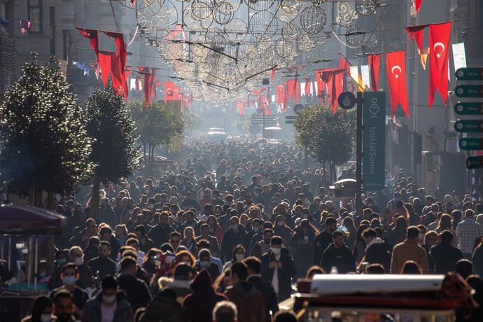 Avenida Istiklal de Estambul, Turquía