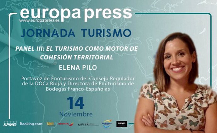 Participación de Elena Pilo de la DOC Rioja en el Foro Turismo de Europa Press