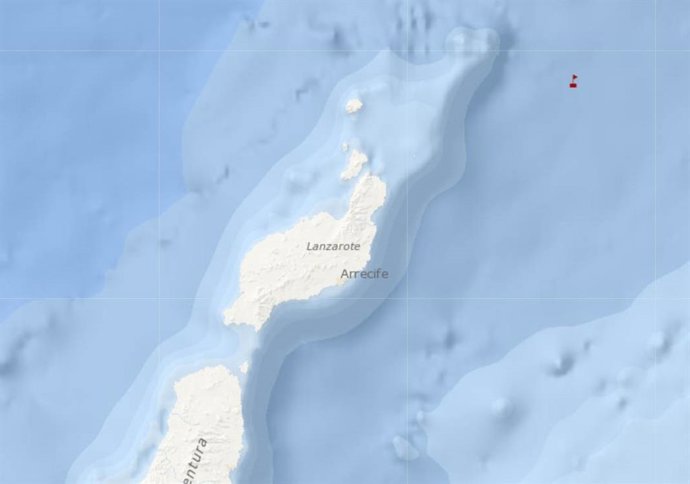 Lugar en el que se localizaron las dos pateras rescatadas