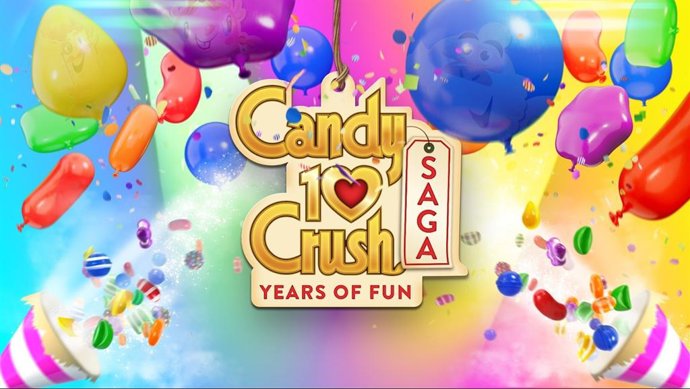 Candy Crush celebra su décimo aniversario.