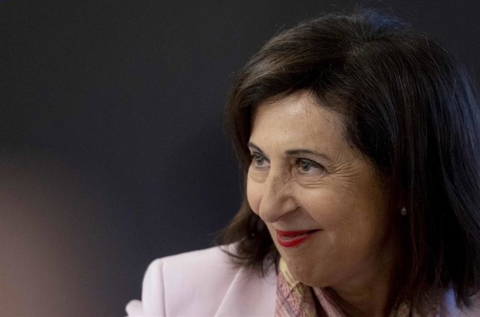La ministra de Defensa, Margarita Robles, durante el lanzamiento de la lista Forbes W 'Las 100 mujeres más influyentes de España', en el Real Casino de Madrid, a 26 de octubre de 2022, en Madrid (España).