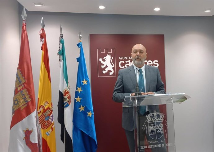 Francisco Alcántara, concejal no adscrito en el Ayuntamiento de Cáceres