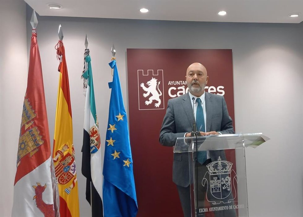 Francisco Alcántara, concejal no adscrito en el Ayuntamiento de Cáceres
