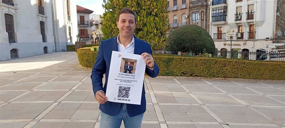 El portavoz de Cs en la Diputación de Jaén, Ildefonso Ruiz