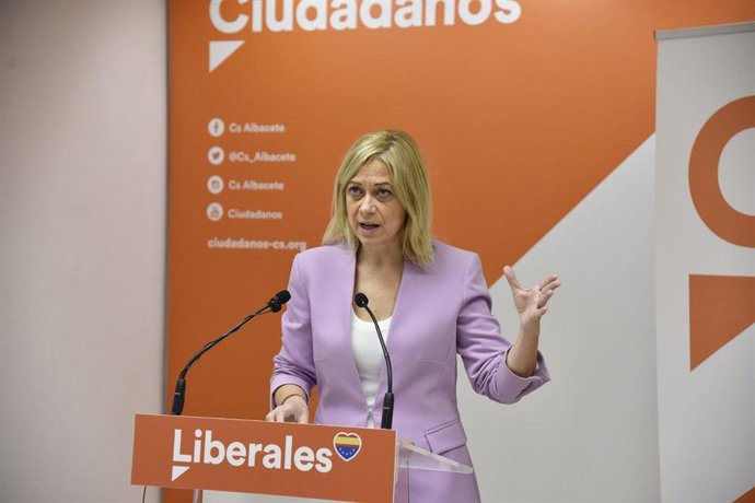 La coordinadora regional de Cs en C-LM, Carmen Picazo