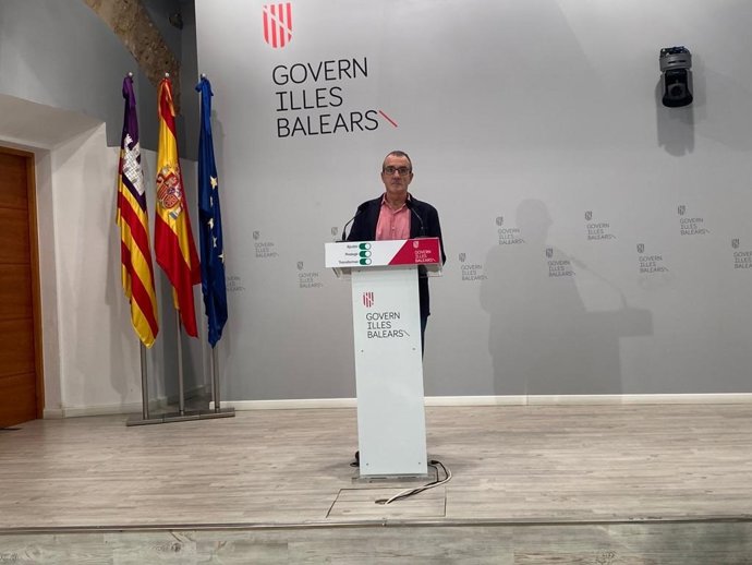 El vicepresidente y conseller de Transición Energética, Sectores Productivos y Memoria Democrática, Juan Pedro Yllanes.