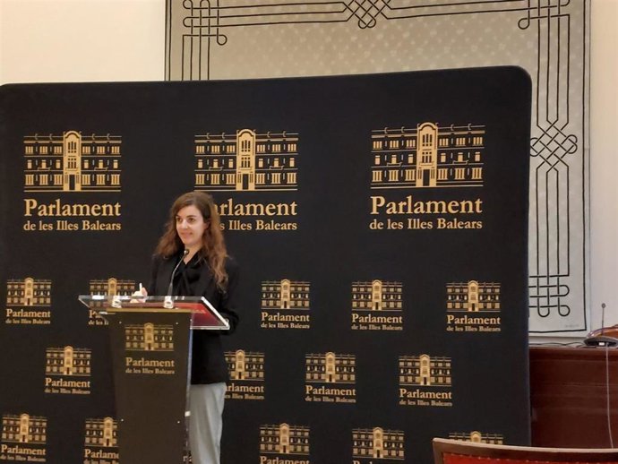 La portavoz parlamentaria adjunta de Unidas Podemos, Esperana Sans.