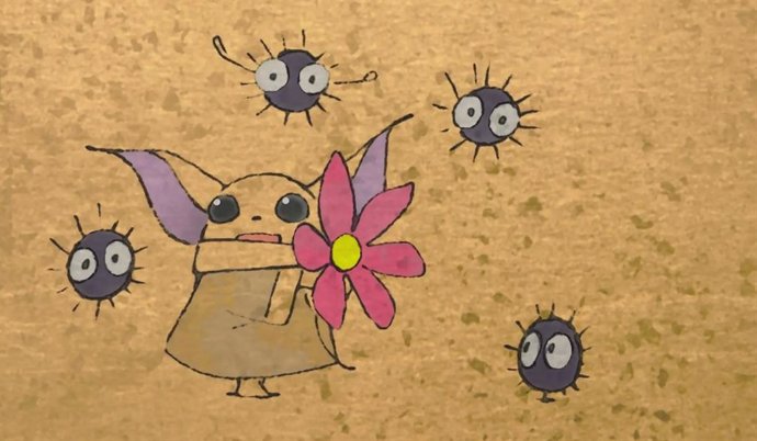 VÍDEO: Grogu y los Hollines, adorable corto de Baby Yoda y Studio Ghibli para celebrar el aniversario de The Mandalorian