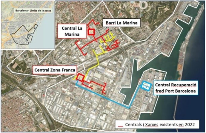 El proyecto de calor y frío de Ecoenergies comprende la operación de tres centrales de energía integradas en el entorno urbano.