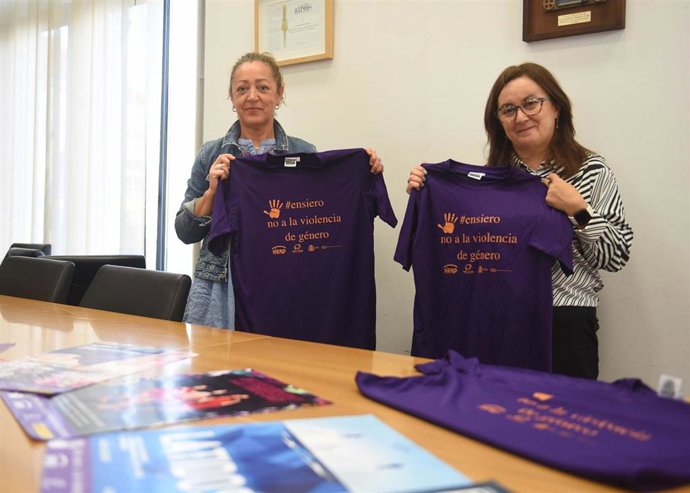 Presentación del programa de actividades organizado desde el Ayuntamiento de Siero con motivo del día  Internacional contra la Violencia de Género que se conmemora el 25 de noviembre